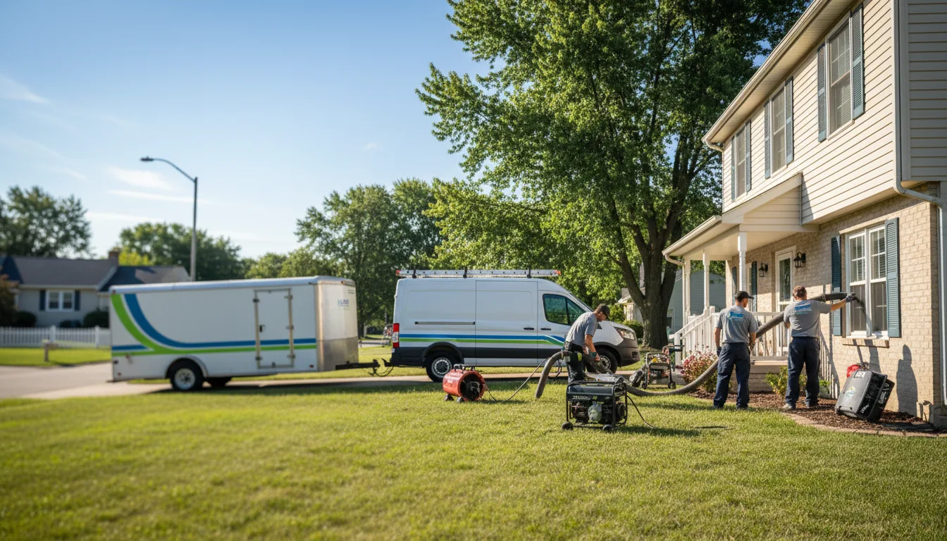 Flooded Basement Restoration And Cleanup With Repair in Woodsboro, MD near me